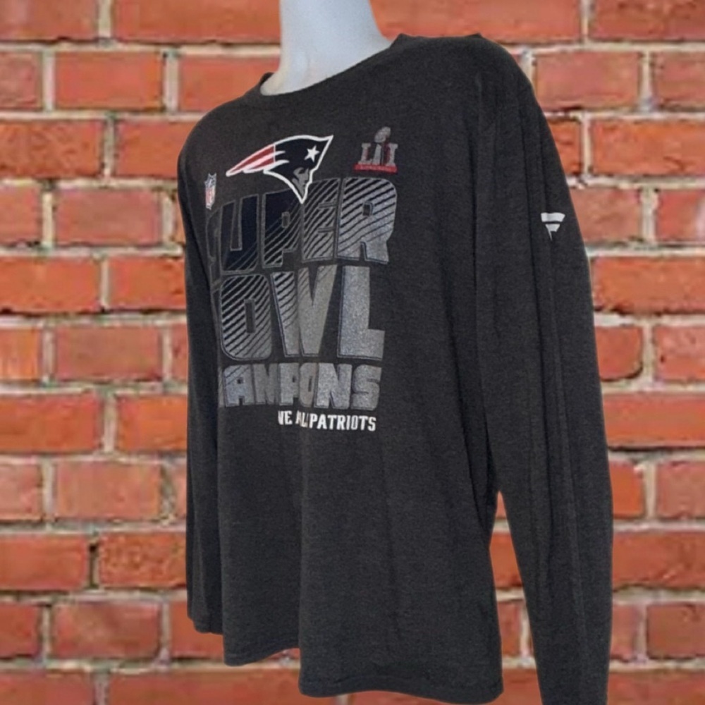 New England Patriots Super Bowl Champions T-Shirt Men’s Size XL Gray